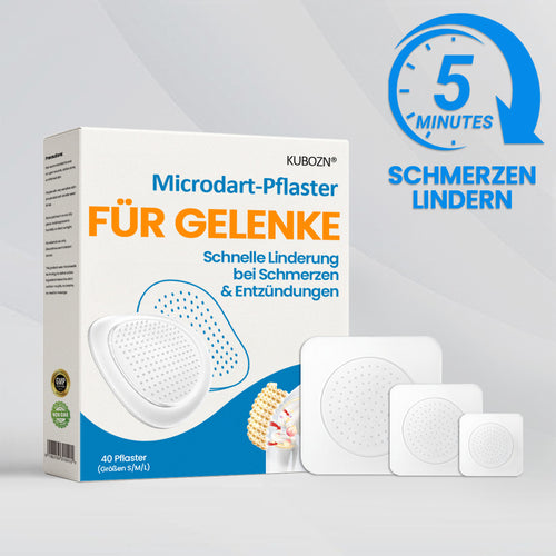 KUBOZN® Gelenk-MicroPatch – Spürbare Linderung bei Gelenkschmerzen in nur 5 Minuten