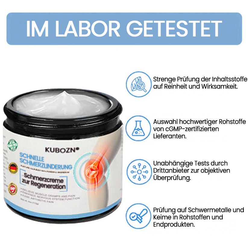 ✅Offiziell empfohlen: KUBOZN® Magnesium-Intensivcreme gegen Gelenk- und Nervenschmerzen (bei Arthrose, Neuropathie, Rheuma, Sportverletzungen u. v. m.)