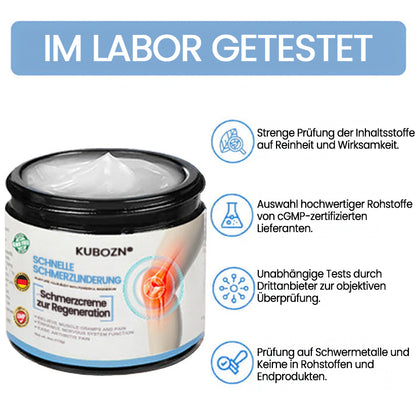 ✅Offiziell empfohlen: KUBOZN® Magnesium-Intensivcreme gegen Gelenk- und Nervenschmerzen (bei Arthrose, Neuropathie, Rheuma, Sportverletzungen u. v. m.)
